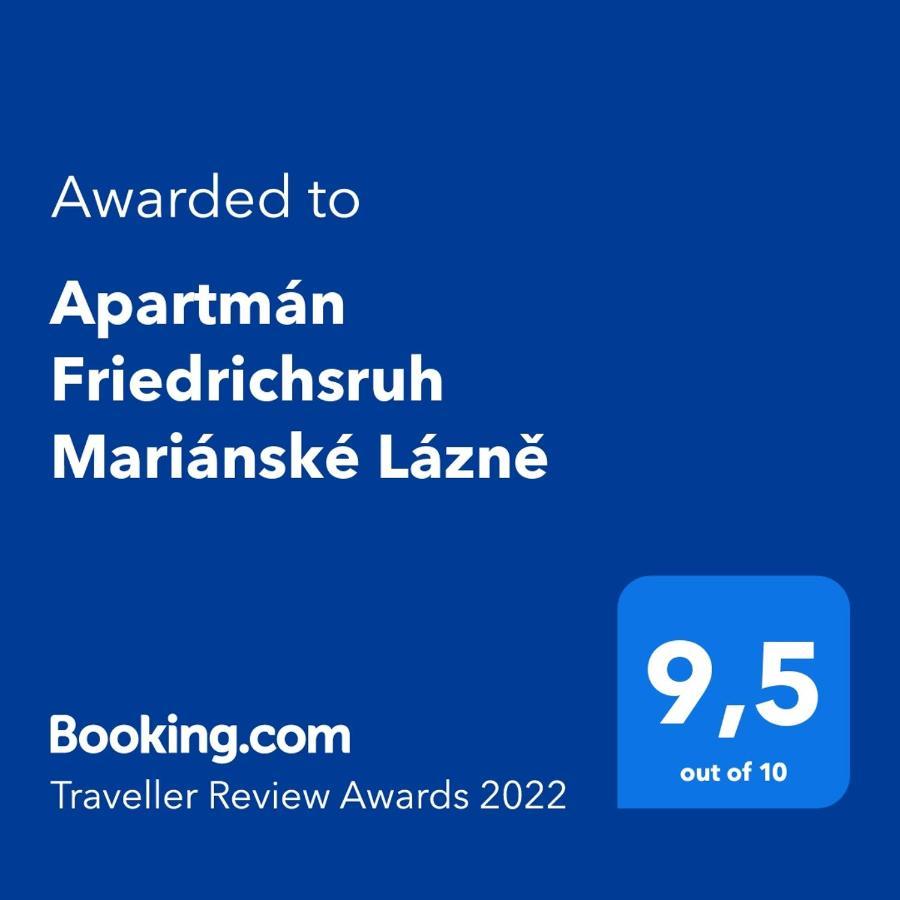 Apartman Friedrichsruh Leilighet Mariánské Lázně Eksteriør bilde